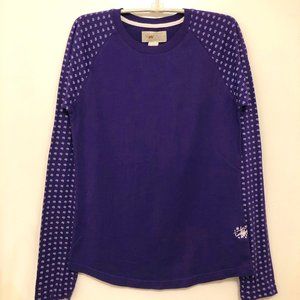 Stussy Girls Peace Baseball Tee – Purple